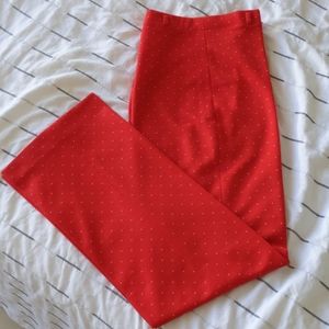 Vintage High Waist Red pants